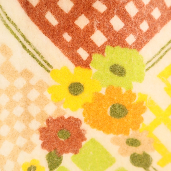 Upcycled Jacket from Vintage Patchwork Floral Blanket 70s M • L - Picture 7 of 10